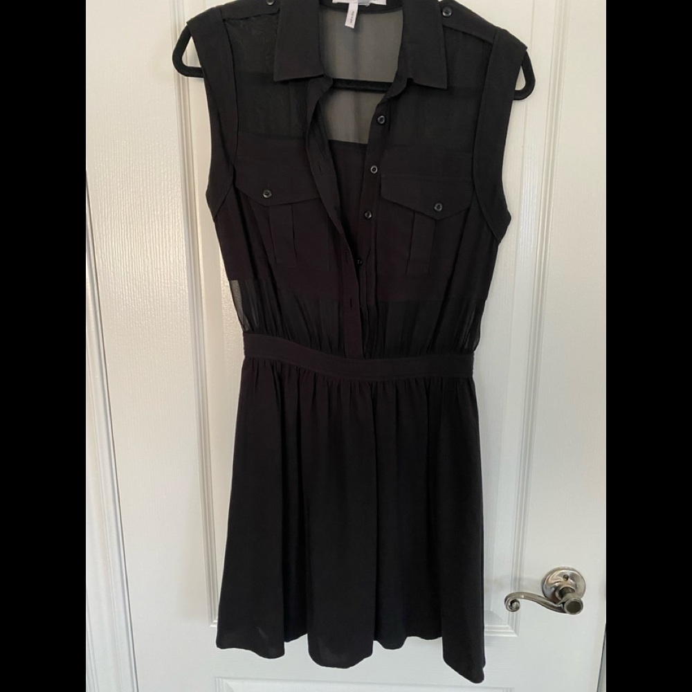 BCBG dress sheer